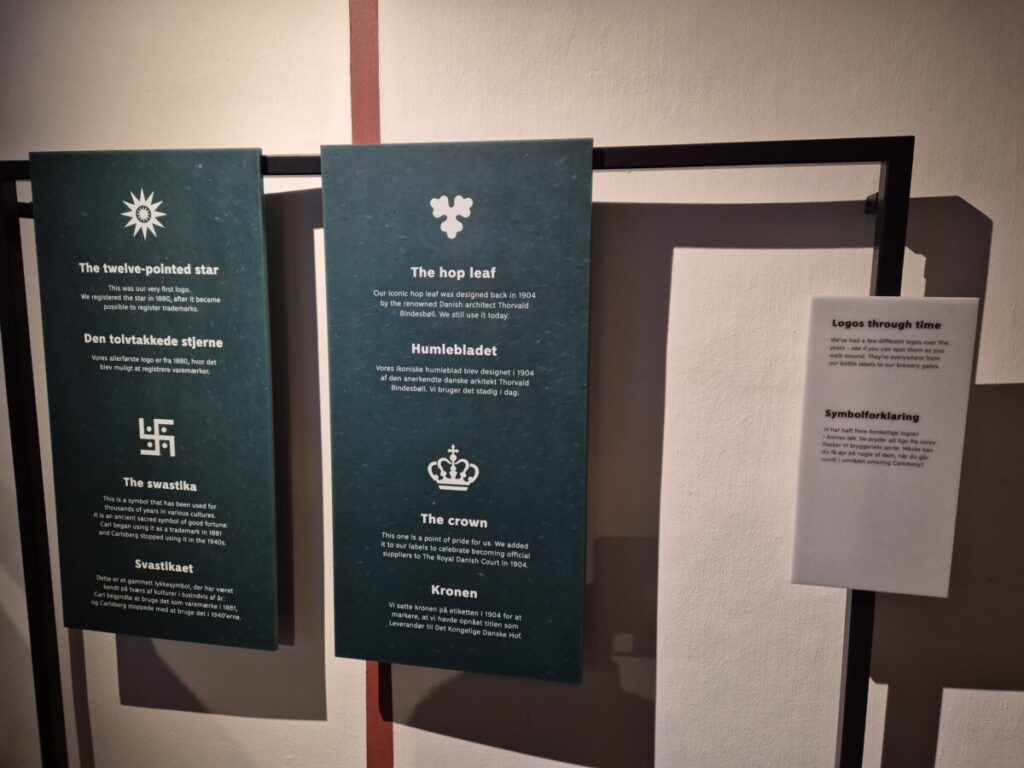Explication du nouveau logo en relation avec la couronne danoise