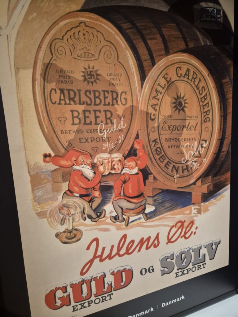 Affiche publicitaire Carlsberg vintage